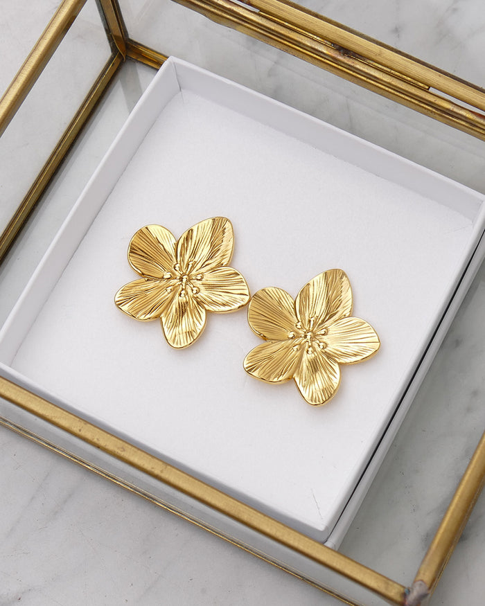 Boucles d'oreilles ALISIER - Doré