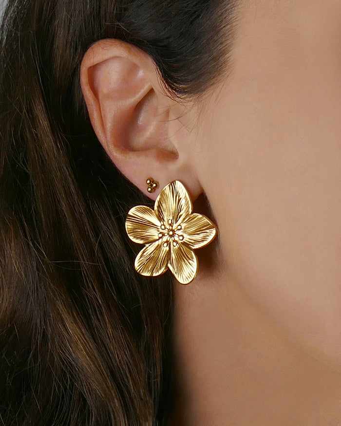 Boucles d'oreilles ALISIER - Doré