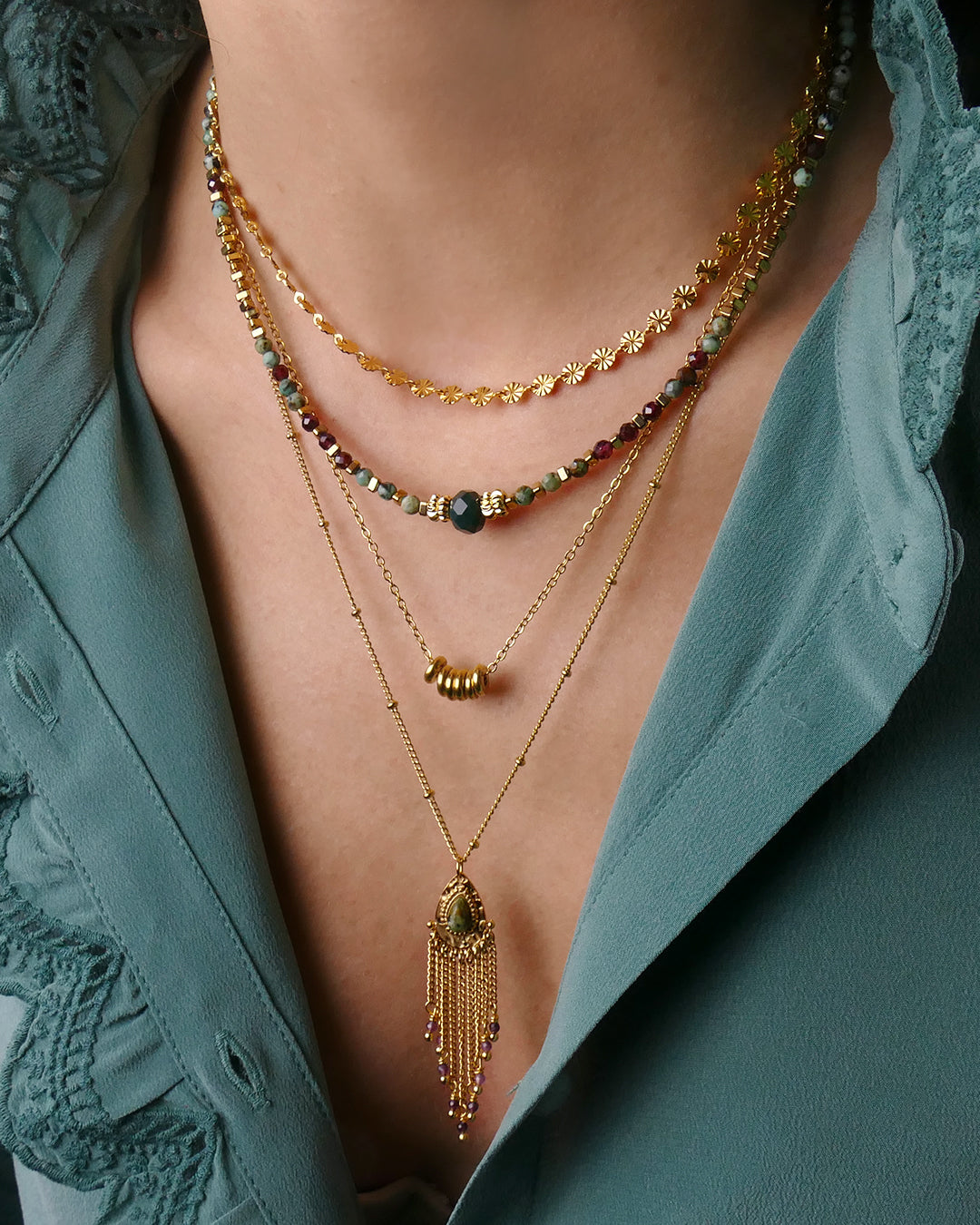 Collier AXEL - Doré