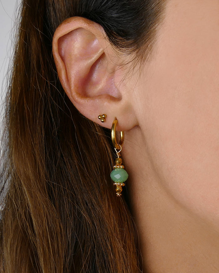Boucles d’oreilles BLISS - Vert menthe