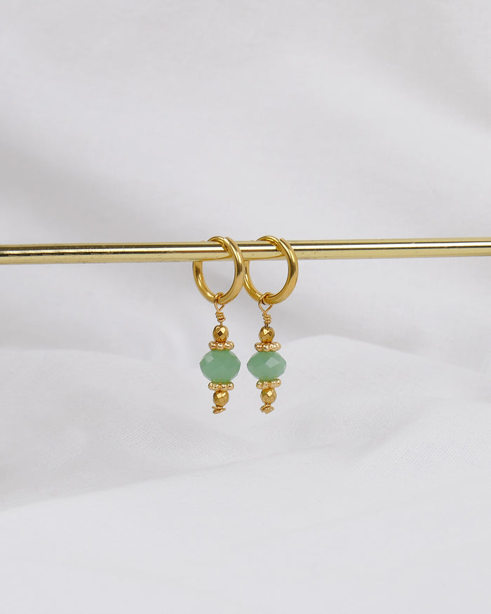 Boucles d’oreilles BLISS - Vert menthe
