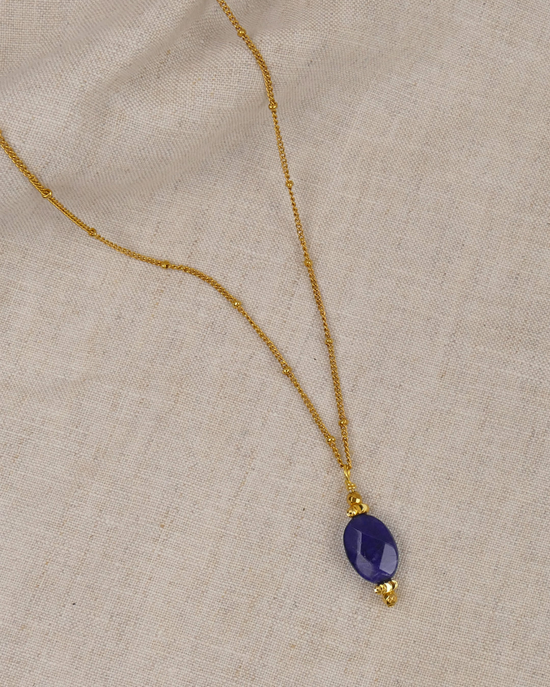 Collier BLISS - Bleu Doré