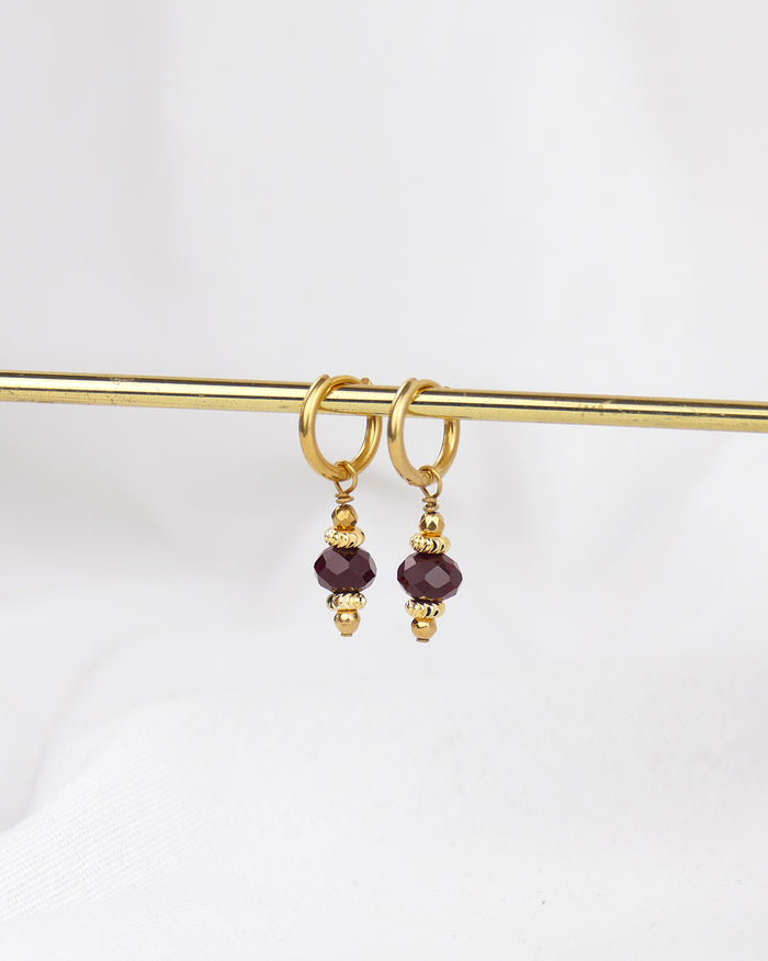 Boucles d’oreilles BLISS - Prune