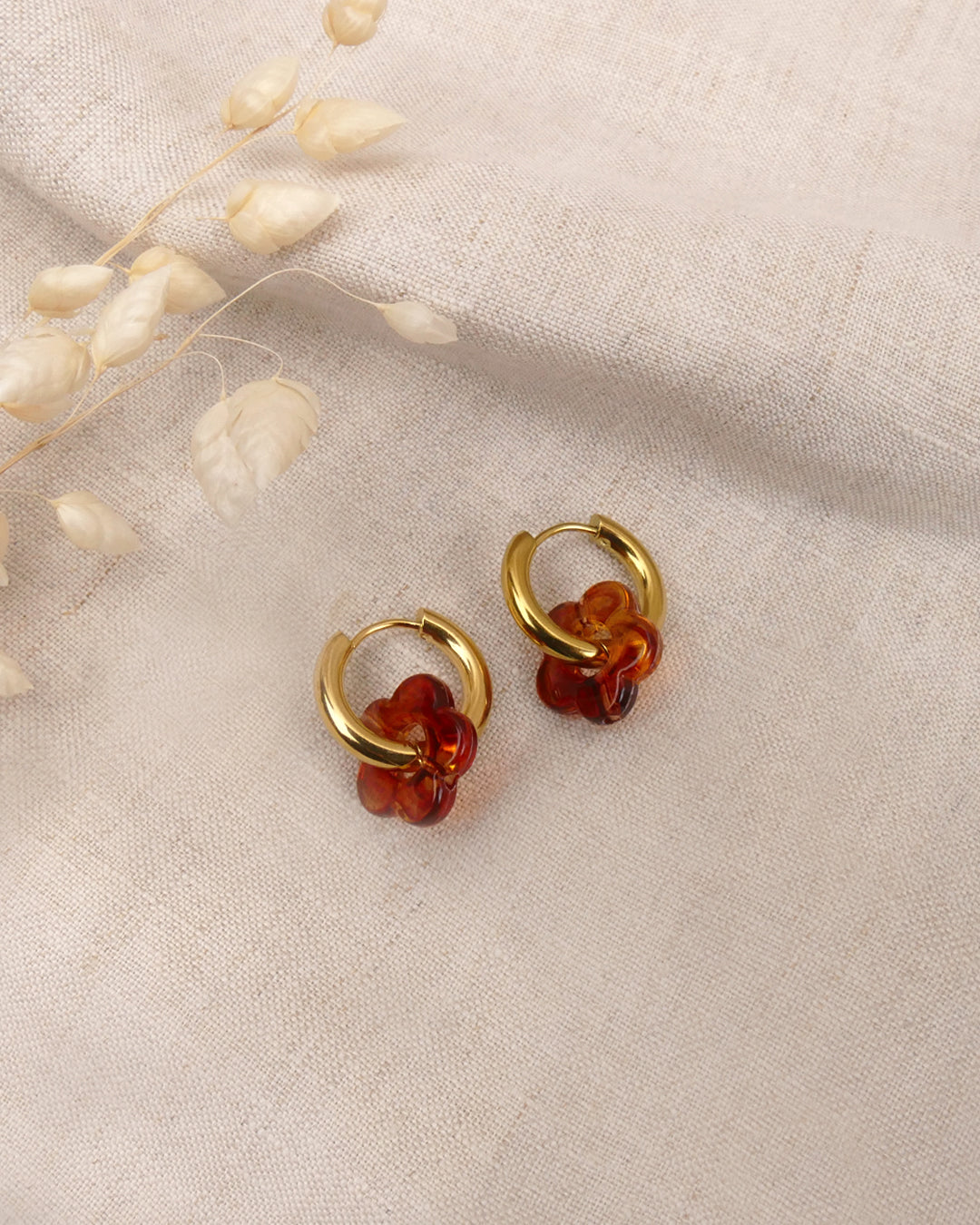 Boucles d'oreilles CAMÉLIA