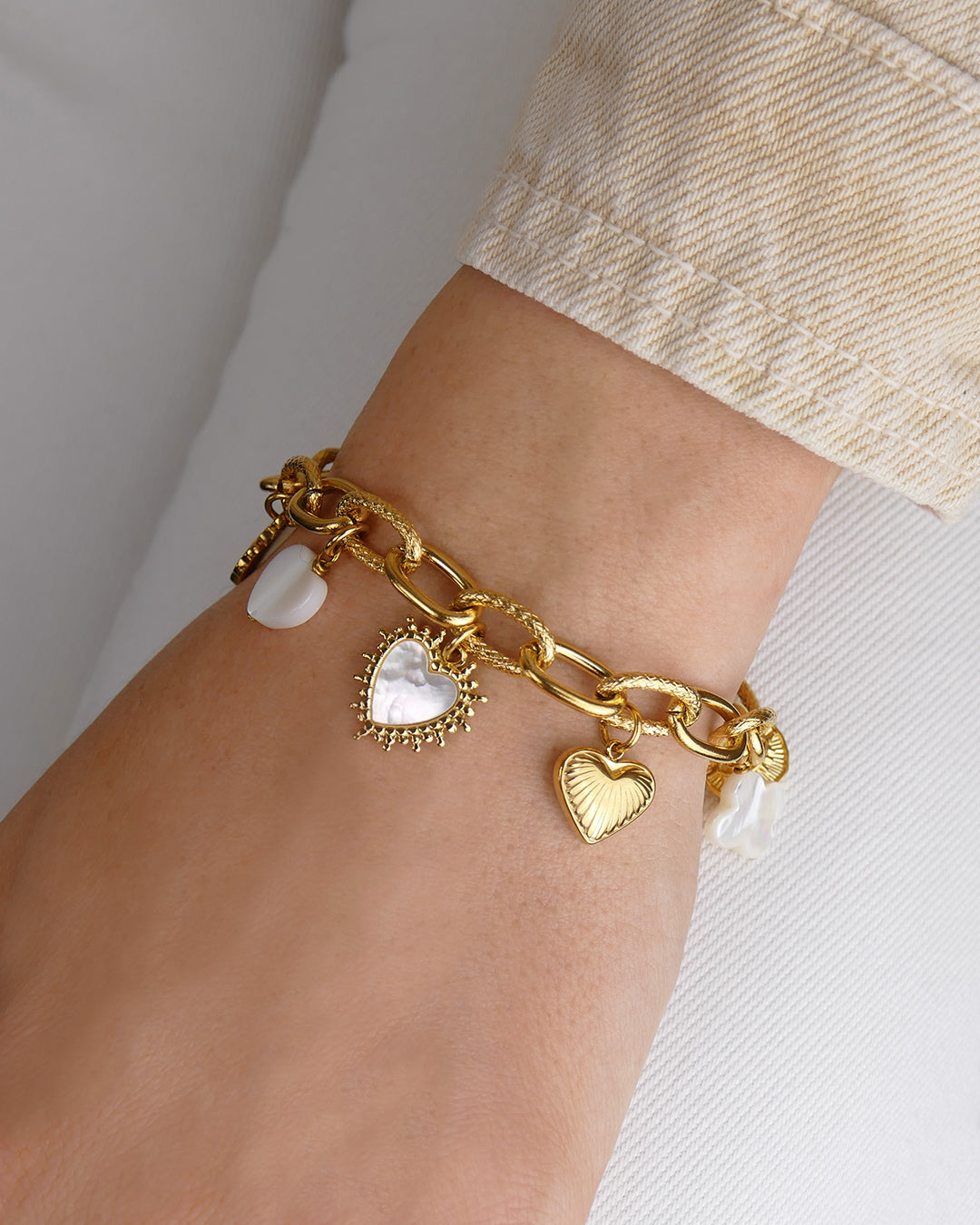 Bracelet LAUREN (Charms personnalisables)