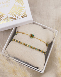 Coffret HIVER EN FLEURS - Vert