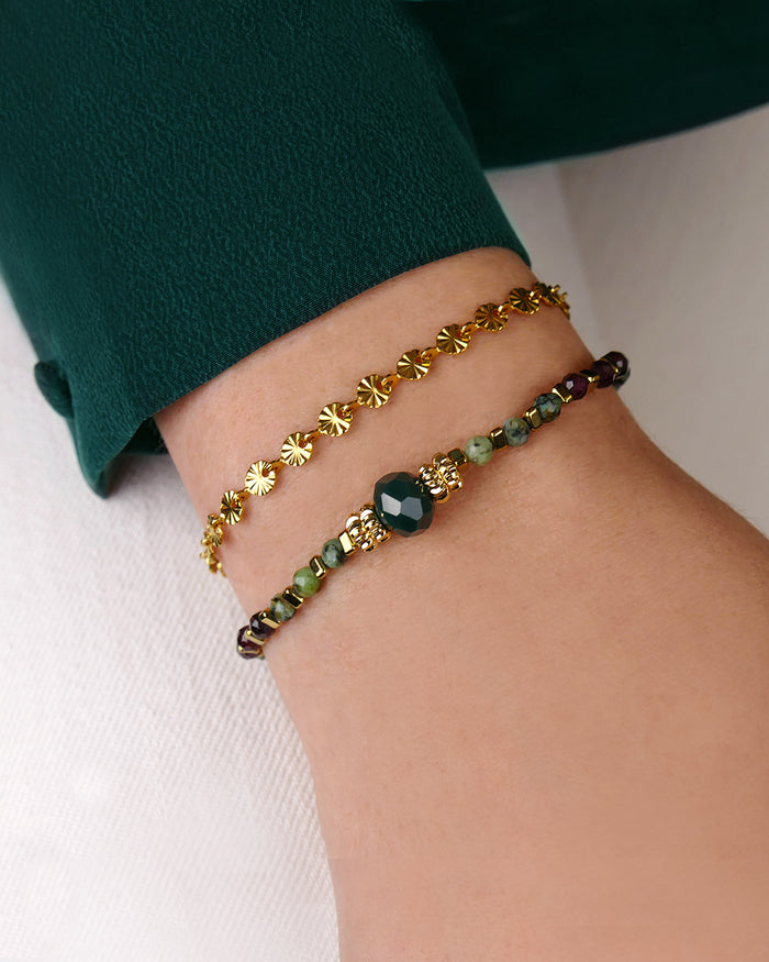 Coffret MATTIA - Vert Doré