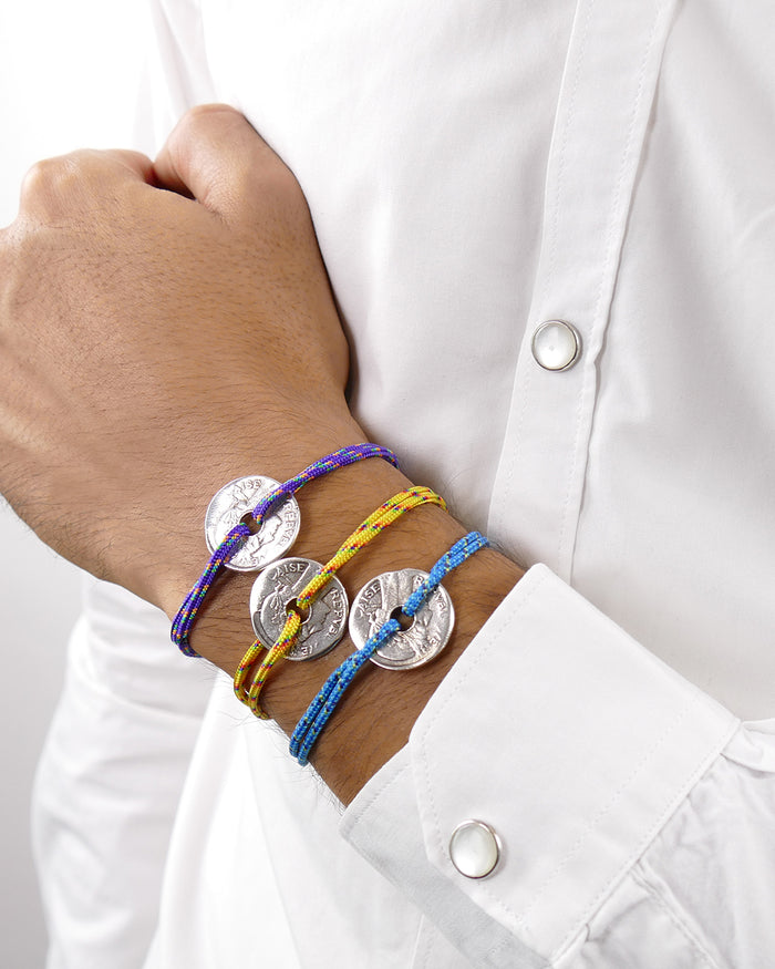 Bracelet DIEGO - Bleu Cyan