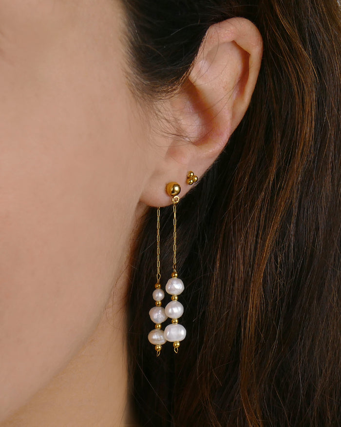 Boucles d'oreilles ELENA - Blanc