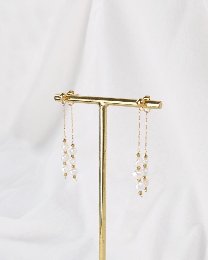 Boucles d'oreilles ELENA - Blanc