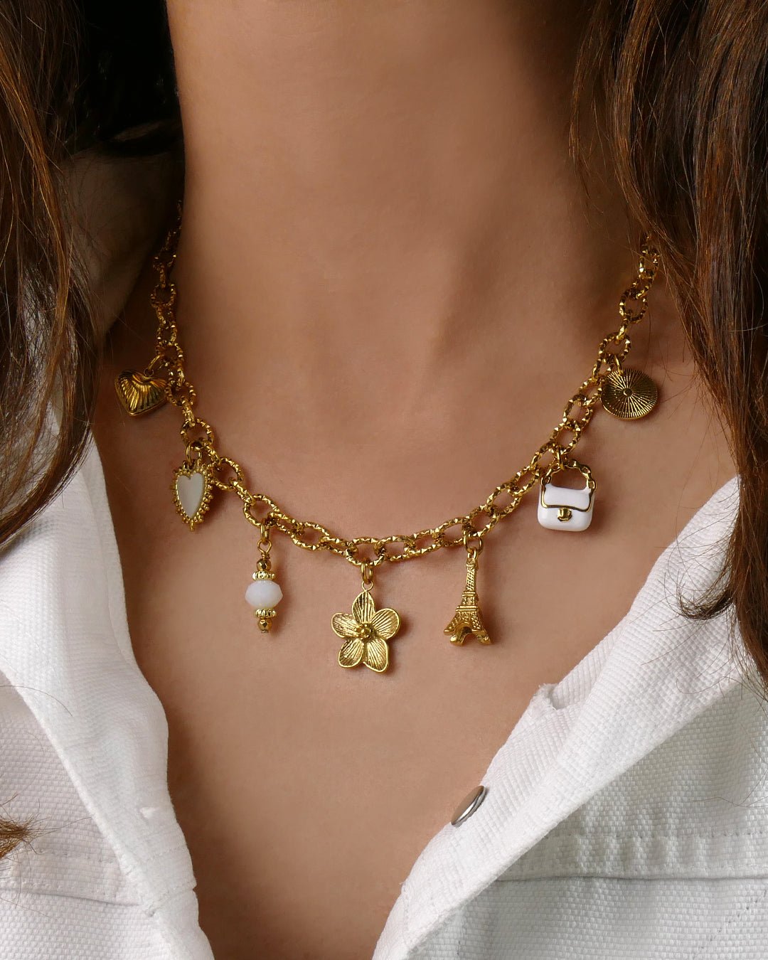 Collier CARLA (Charms personnalisables)