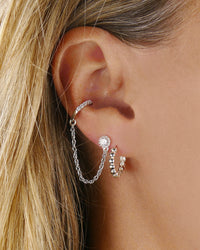 Boucles d'oreilles GRACE - Argenté