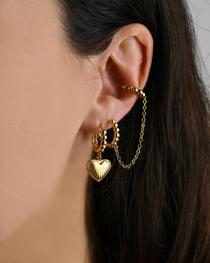 Boucle GRACE (Charm personnalisable)