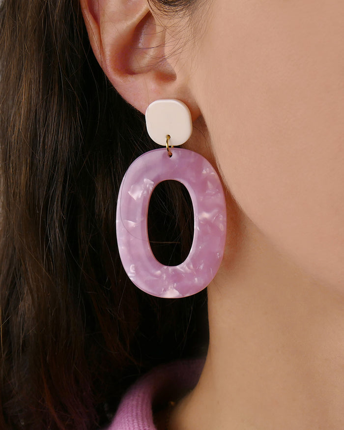 Boucles d'oreilles HOLY - Rose