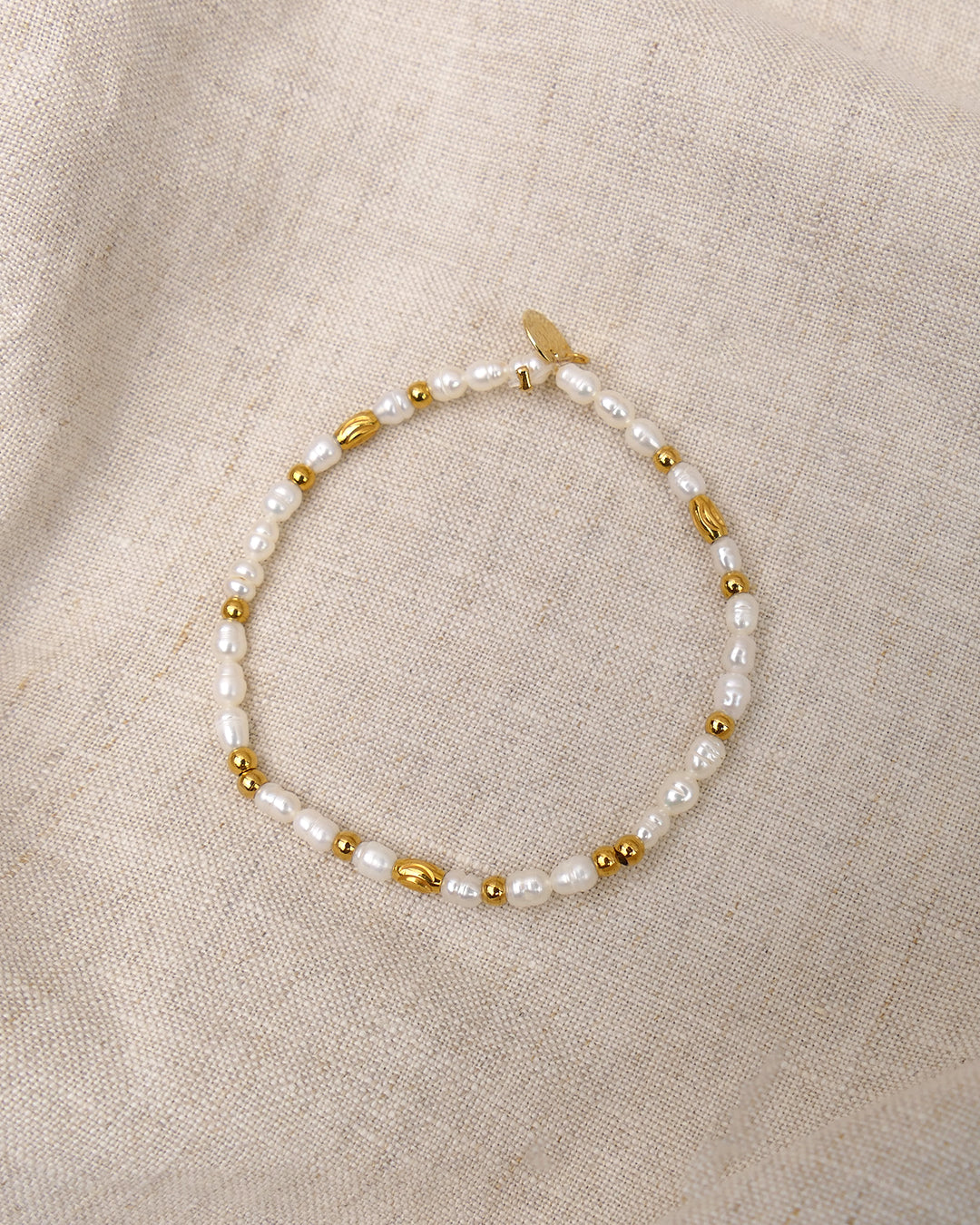 Bracelet IGUA - Blanc Doré