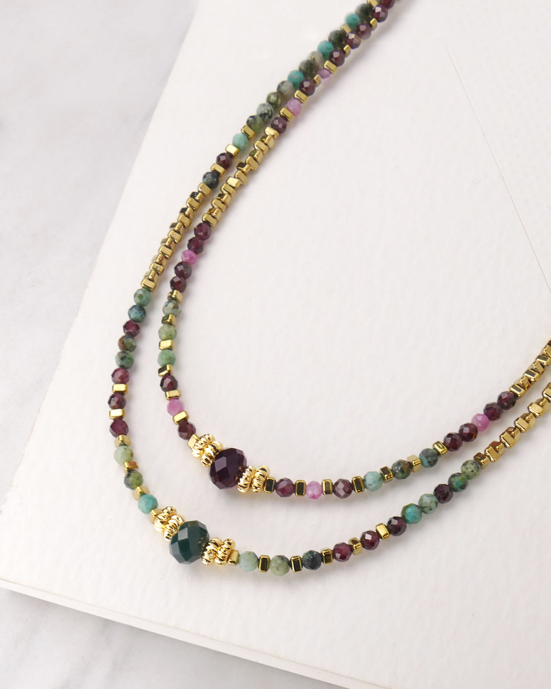 Collier INDIRA - Vert