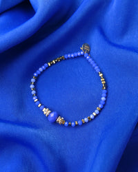 Bracelet INDIRA - Bleu Doré
