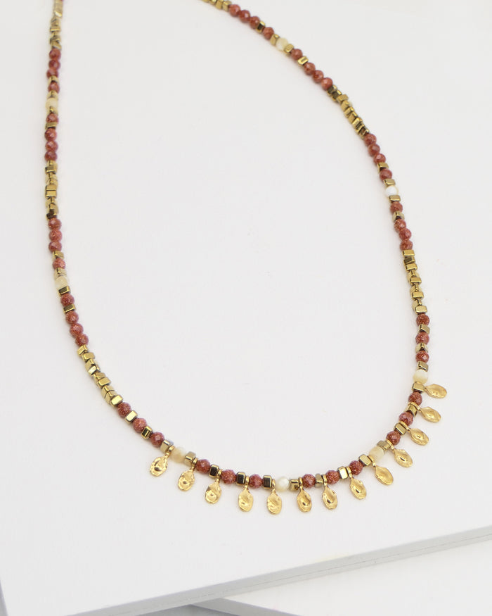 Collier JAVA - Terracotta