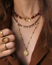 Collier JAVA - Terracotta