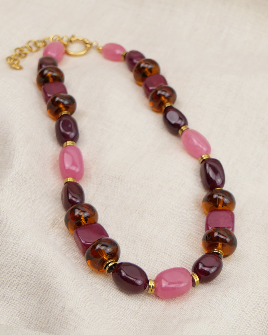 Collier KALINDA - Prune