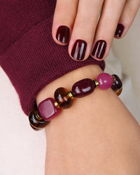 Bracelet KALINDA - Prune