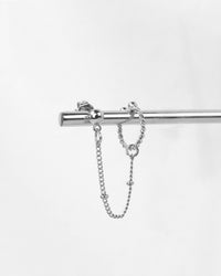 Earcuff + Clou LIVIA - Argenté