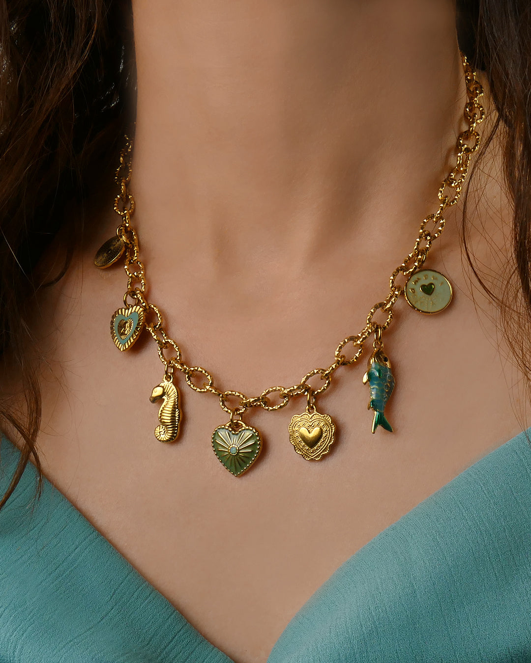 Collier CARLA (Charms personnalisables)