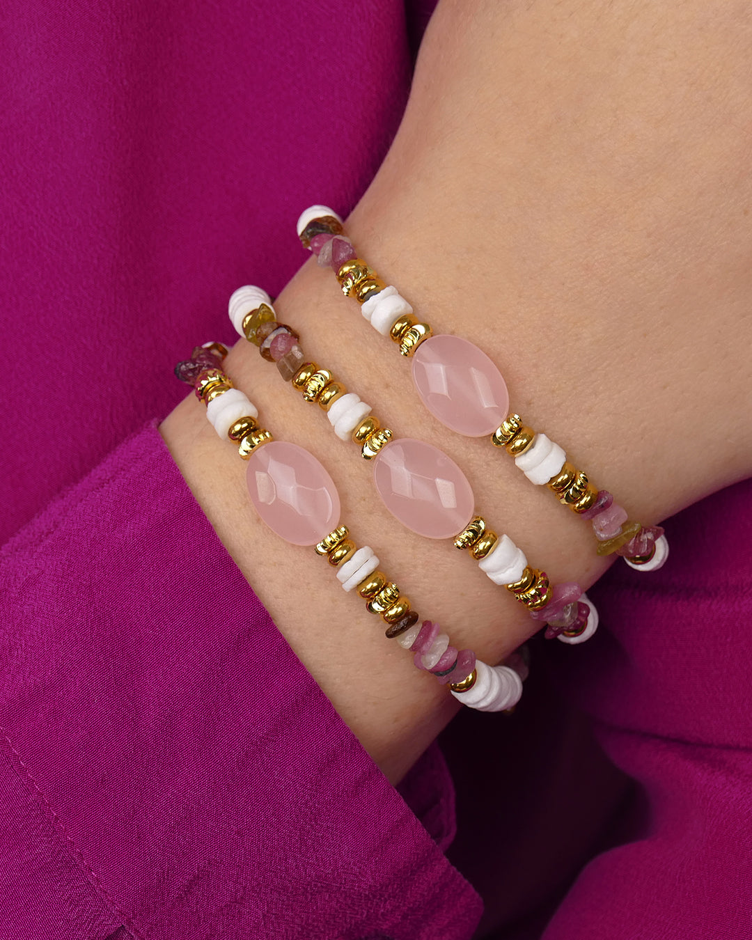 Bracelet MAHANA - Rose