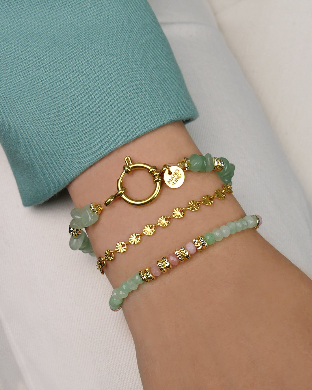 Bracelet MANEA - Vert Aqua