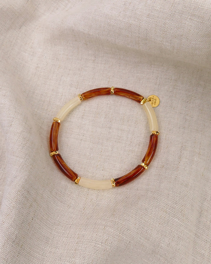 Bracelet MINI BOYA - Brun Doré