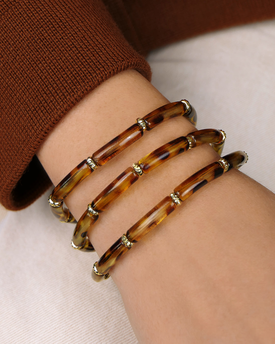 Bracelet MINI BOYA - Léopard Doré