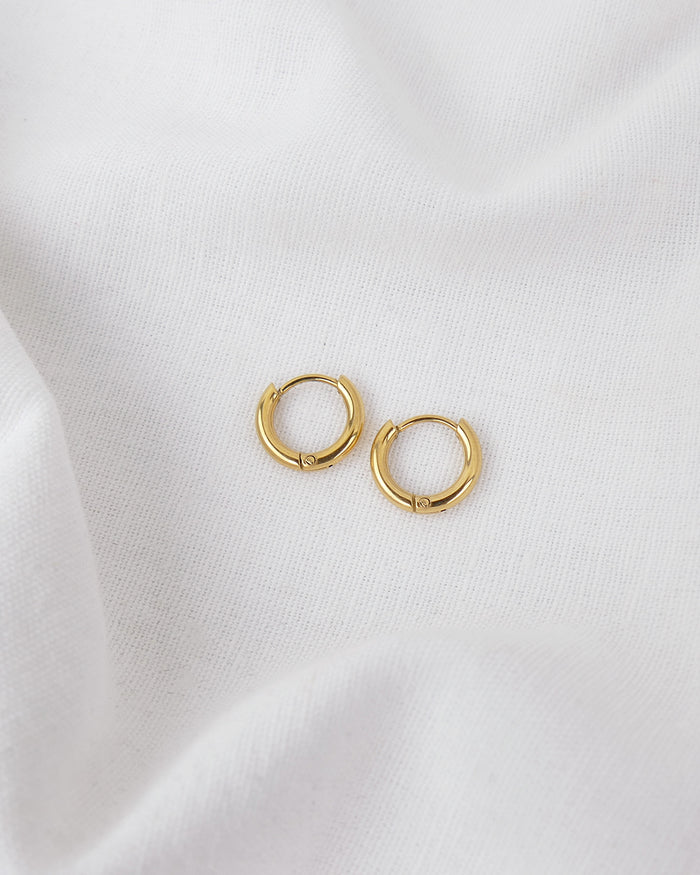 Mini Boucles HOOP - Doré