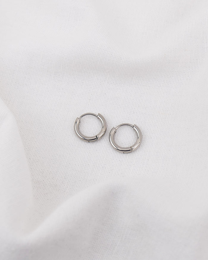 Mini Boucles HOOP - Argenté