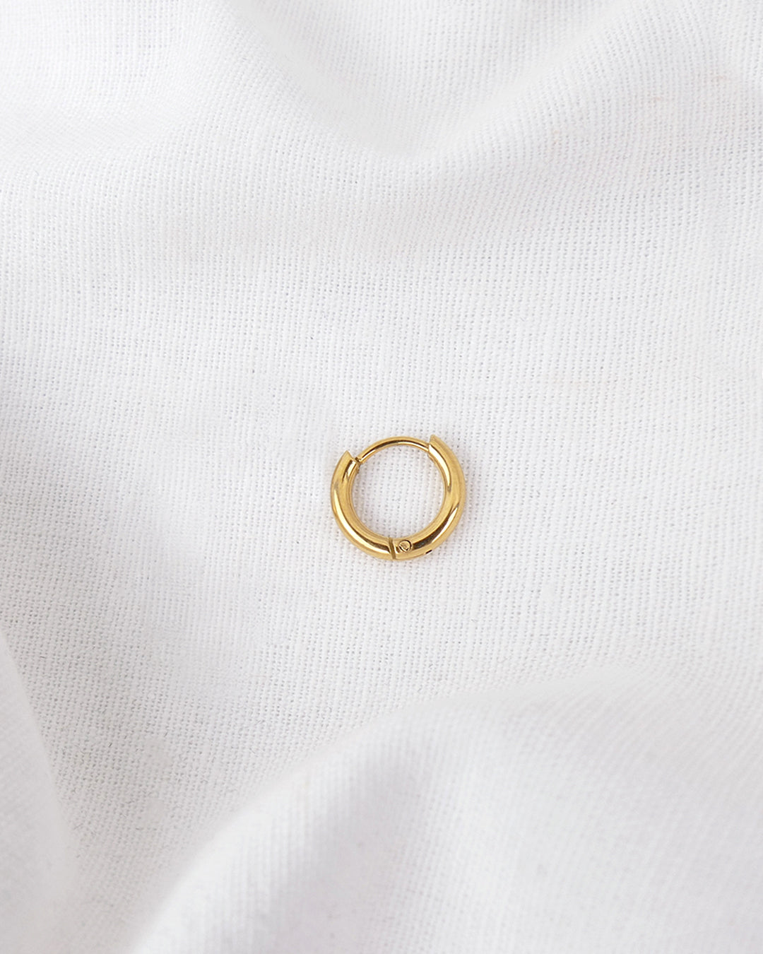 Mini Boucle HOOP Homme - Doré