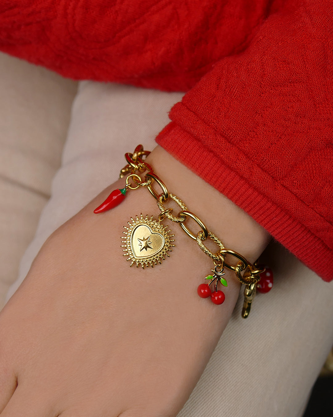 Bracelet LAUREN (Charms personnalisables)