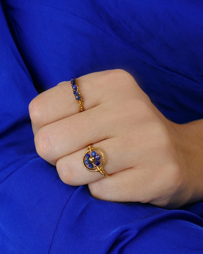 Bague PENSÉE - Bleu