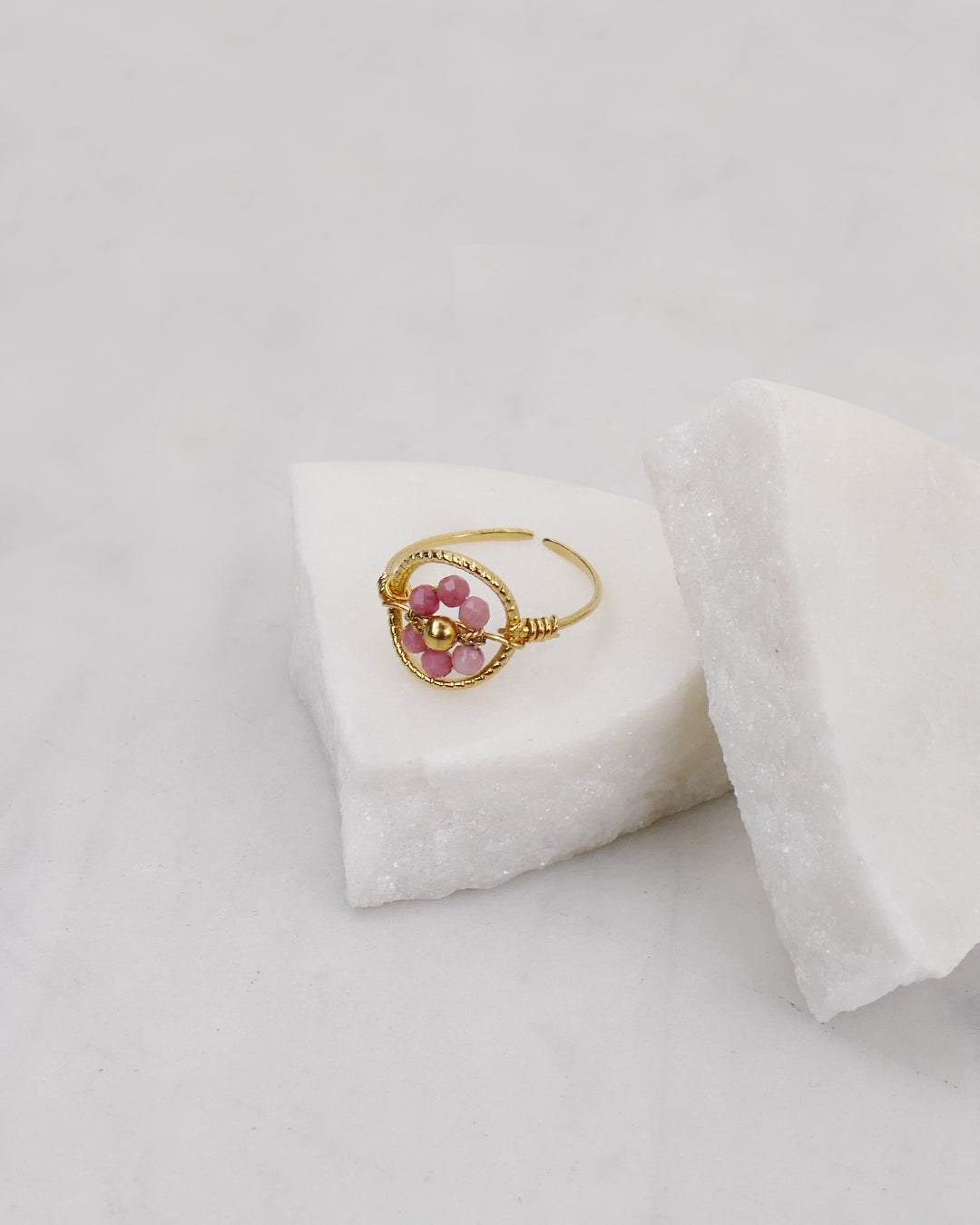 Bague PENSÉE - Rose