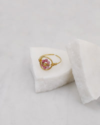 Bague PENSÉE - Rose