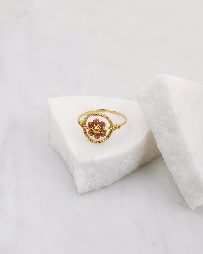 Bague PENSÉE - Terracotta