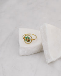 Bague PENSÉE - Vert