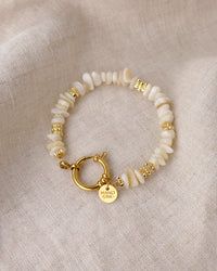 Bracelet TIAMO - Beige Doré