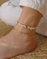 Bracelet de cheville - TIAMO Beige