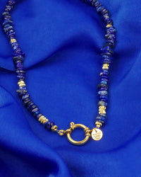 Collier TIAMO - Bleu Doré