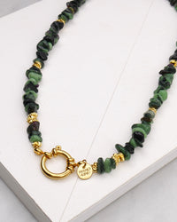 Collier TIAMO - Vert Doré