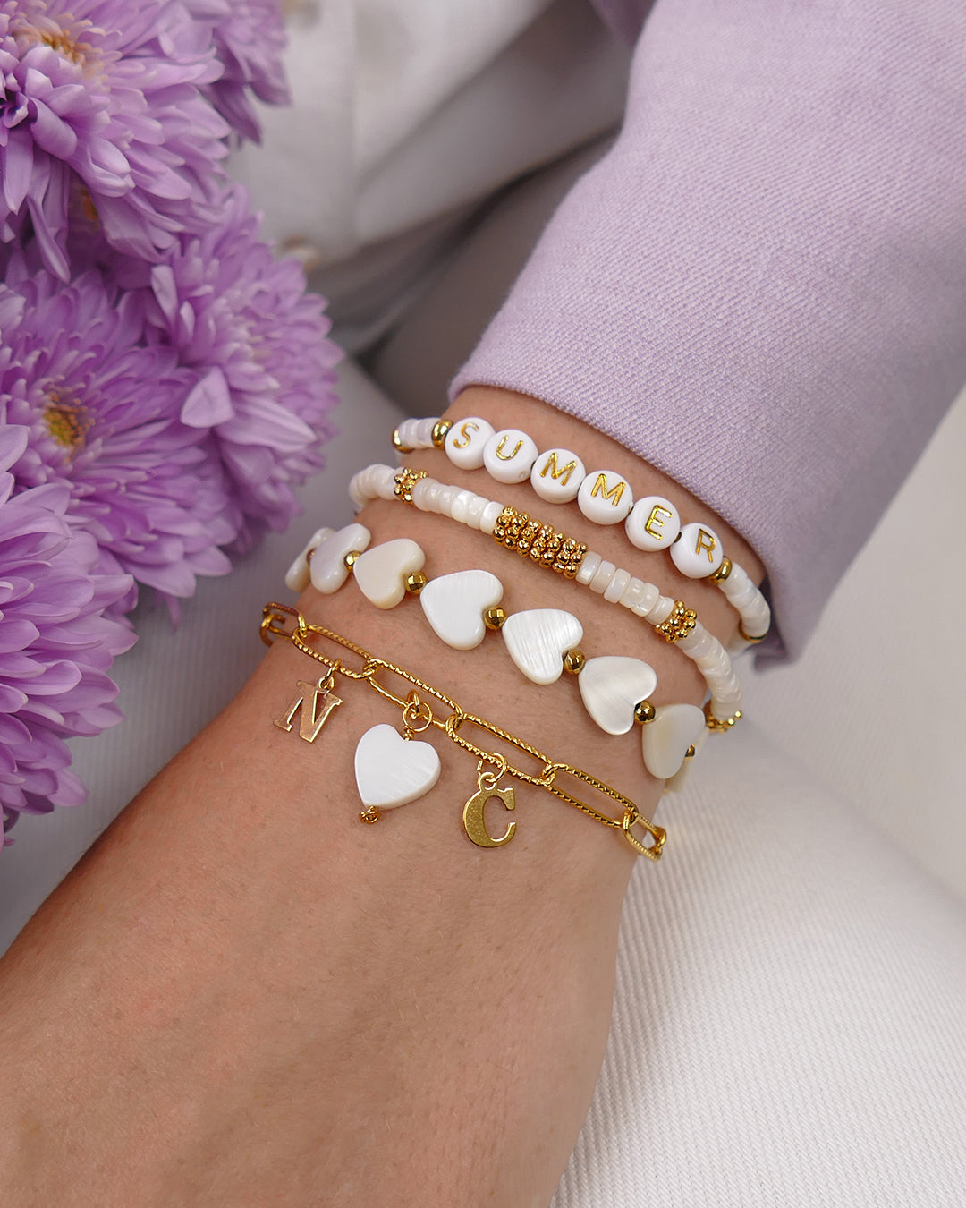 Bracelet COEUR - Doré