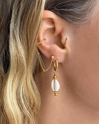 Earcuff + Clou LIVIA - Doré