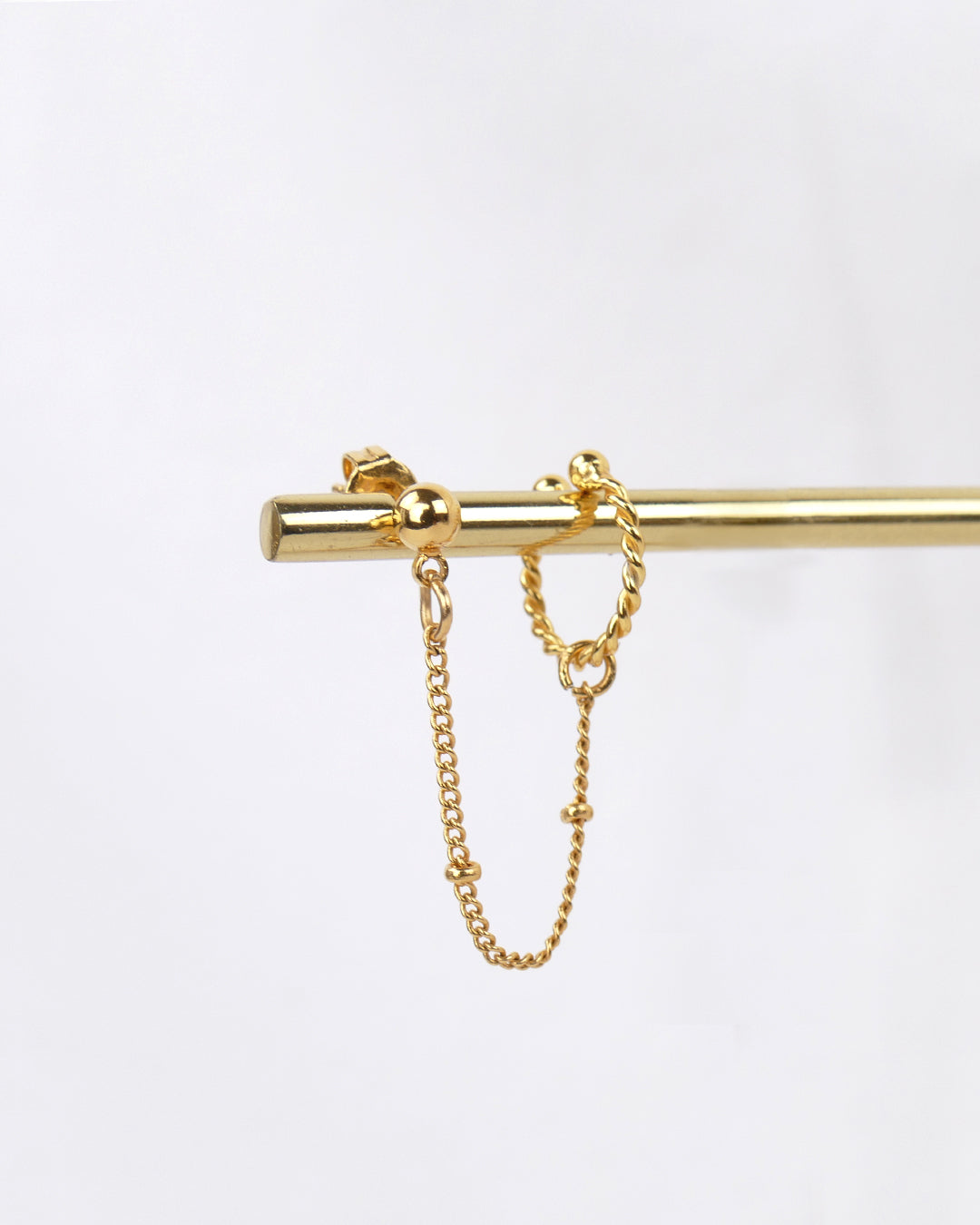 Earcuff + Clou LIVIA - Doré