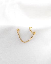 Earcuff + Clou LIVIA - Doré