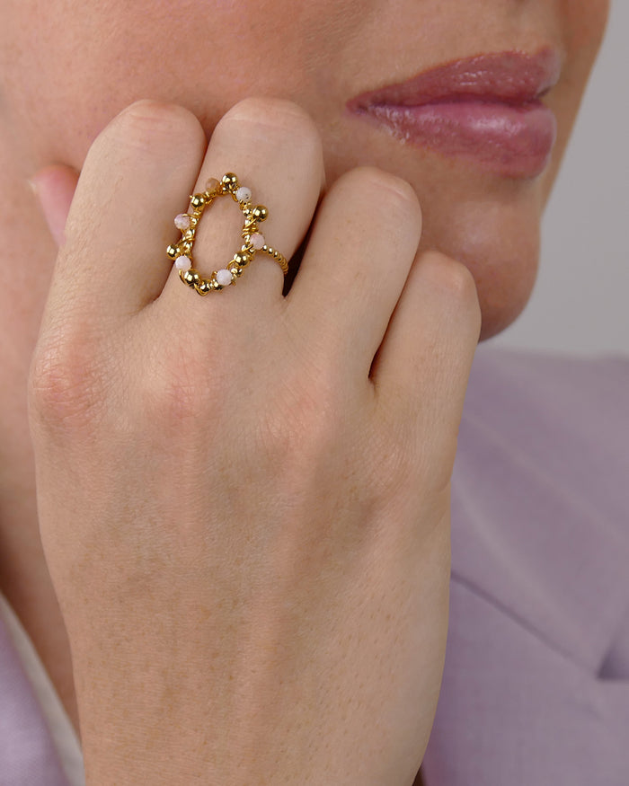 Bague MILAN - Rose Doré