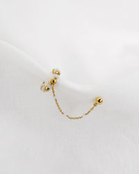 Earcuff + Clou SOLAL - Blanc